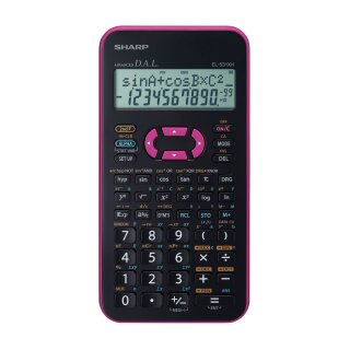 SHARP Schulrechner EL-531XH Pink