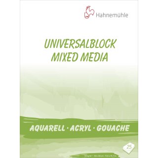 Hahnemühle Universalblock 310 g/m² Größe: 30 x 40 cm / Blockinhalt: 25 Blatt