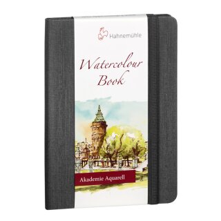 Hahnemühle Watercolour Book Aquarellbuch, A6, Portraitformat, 200 g/m², 30 Blatt