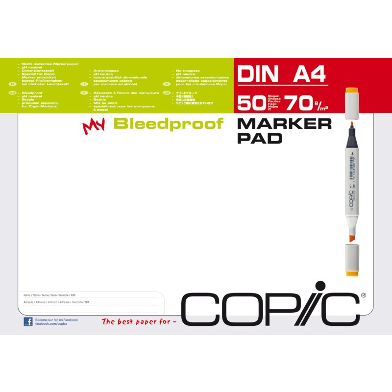 Copic Bleedproof Marker Pad - 8007057452426